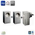 COURANT PORTEUR - CPL Netgear pack 3 adaptateurs CPL AV200+ XAVT1601