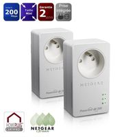 COURANT PORTEUR - CPL Netgear Pack 2 CPL AV 200Mbps / Prise intégrée