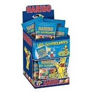 CONFISERIE DE SUCRE HARIBO Schtroumpf 30 Mini Sachets
