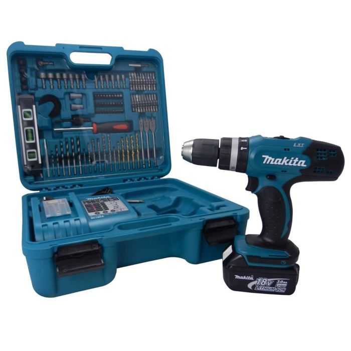 Makita Coffret Perceuse à Percu 18v Li 101 Outils Achat Vente