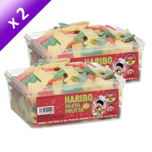 CONFISERIE DE SUCRE Haribo Pasta Frutta 200 pièces x2