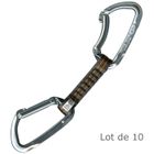 MOUSQUETONS/DEGAINES ESCALADE CT Mousqueton Pack de 10 Dégaines Lime