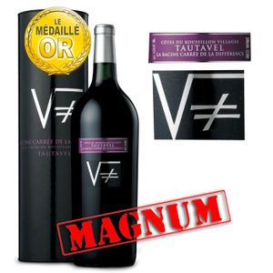 VIN ROUGE Magnum de Racine carrée de la différence