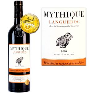 VIN ROUGE Mythique Languedoc 2010 rouge
