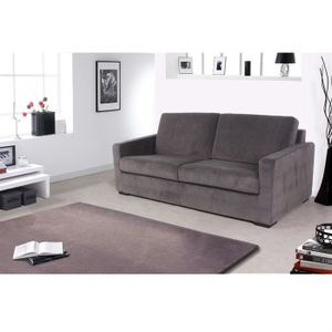 CANAPÉ PRESTO Canapé conv. 120x190 HD24kg/m3 Micro Gris CANAPÉ PRESTO Canapé conv. 120x190 HD24kg/m3 Micro Gris