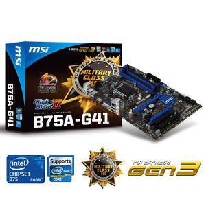 CARTE MERE MSI B75A-G41