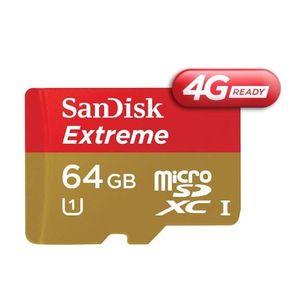 CARTE MÉMOIRE SanDisk micro SDHC 64 Go Extreme - Classe 10 CARTE MÉMOIRE SanDisk micro SDHC 64 Go Extreme - Classe 10