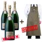 CHAMPAGNE Duval-Leroy Brut Magnum (x3) + Tablier