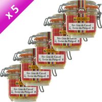  Foie gras de canard 180g par 5