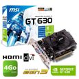 CARTE GRAPHIQUE MSI GT630 4Go DDR3