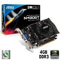 CARTE GRAPHIQUE MSI GT430 4Go GDDR3
