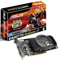 CARTE GRAPHIQUE Asus ATI HD 5770 CuCore 1 Go GDDR5