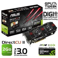 CARTE GRAPHIQUE Asus GTX670 2Go GDDR5 DirectCU 2