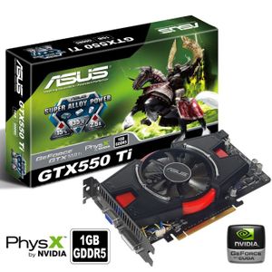 CARTE GRAPHIQUE Asus GTX 550 Ti 1Go GDDR5