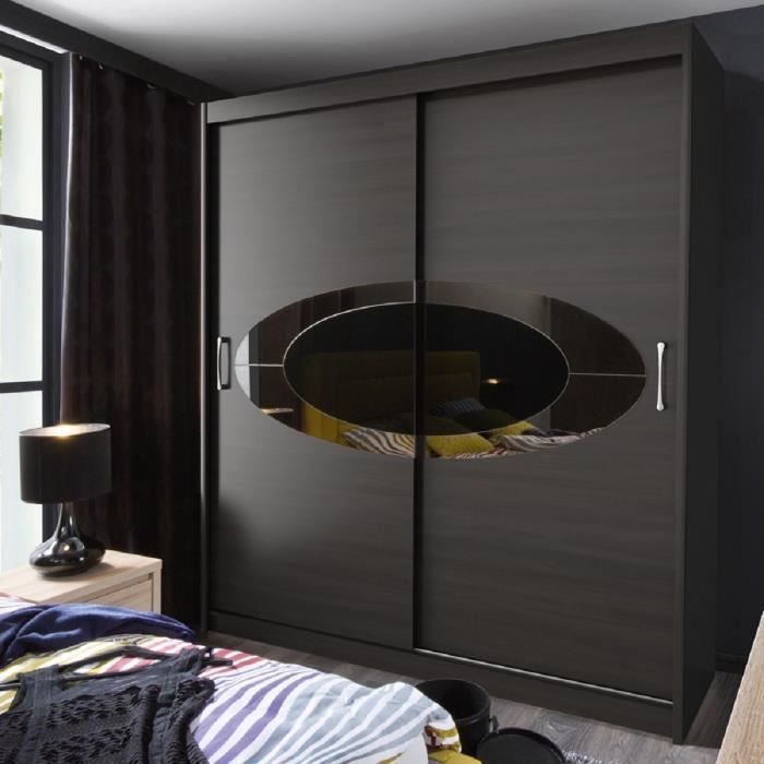 Armoire 200 Cm elyps armoire 200 cm noir achat vente armoire de Armoire 200 Cm elyps armoire 200 cm noir achat vente armoire de