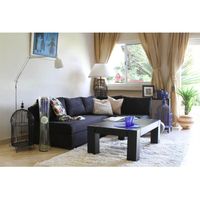 CANAPE - SOFA - BANQUETTE ECLIPSE Canapé d'angle modulable noir