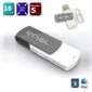  Ryval Clé USB R360 16 Go Grise
