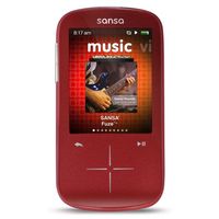 BALADEUR MP3 / MP4 Sandisk Sansa Fuze+ 4 Go Rouge