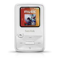 BALADEUR MP3 / MP4 SANDISK ZIP 4GO Blanc