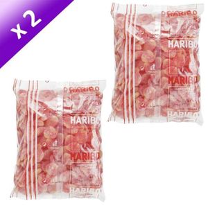 CONFISERIE DE SUCRE HARIBO Persica Pêche 2 Kilos x2