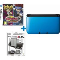 3DS XL BLEU + BEYBLADE + BLOC D'ALIMENTATION 3DS XL BLEU + BEYBLADE + BLOC D'ALIMENTATION