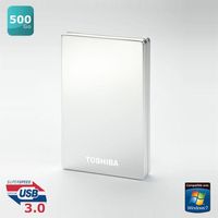 DISQUE DUR EXTERNE Toshiba stor.E Alu 2S 500 Go Silver 2.5"