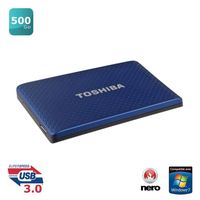 DISQUE DUR EXTERNE Toshiba STOR.E PARTNER 2.5 500Go bleu 2.5"