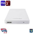 DISQUE DUR EXTERNE Toshiba STOR.E ALU 2S  750 Go Silver 2.5"