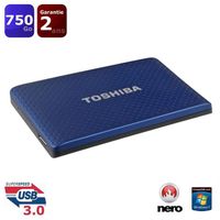 DISQUE DUR EXTERNE Toshiba STOR.E PARTNER 2.5 750 Go bleu