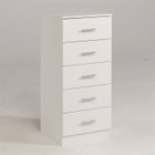 COMMODE - CHIFFONNIER - SEMAINIER ESSENTIELLE Chiffonnier Blanc