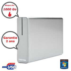 DISQUE DUR EXTERNE Toshiba storE Alu2 1000 Go DISQUE DUR EXTERNE Toshiba storE Alu2 1000 Go