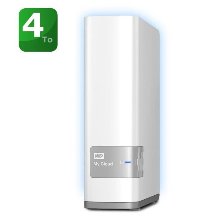 WD My Cloud NAS/Cloud Personnel 4To WDBCTL004HWT