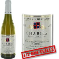 VIN BLANC La Chablisienne Chablis Demi Bouteille 2007