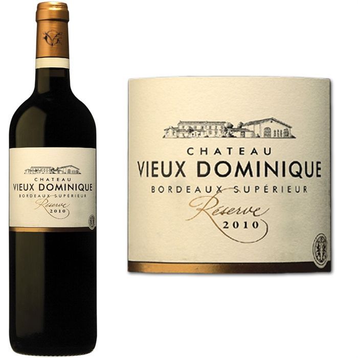 Château Vieux Dominique Bordeaux Supérieur 2010 Achat / Vente vin