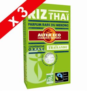 Riz Thai Blanc Jasmin Bio 500g par 3