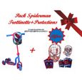 TROTTINETTE Pack Spiderman Trottinette+Protection