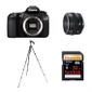 APPAREIL PHOTO NUMERIQUE Canon EOS 60D + EF 50mm f/1.4 USM + acessoires