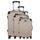 TRAVEL ONE Set de 3 Valises Rigide ABS Perle 4 Rou