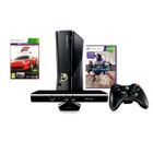 XBOX 360 4GO + KINECT + NIKE + FORZA MOTORSPORT 4