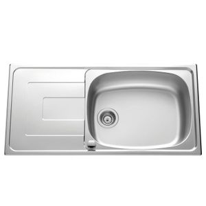 LAVABO - ÉVIER EWI - Evier SAPHIR 1 grand bac 1 égouttoir LAVABO - ÉVIER EWI - Evier SAPHIR 1 grand bac 1 égouttoir