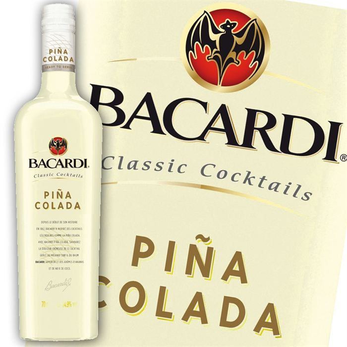 Bacardi pina colada 70cl Achat / Vente punchcocktail préparé Bacardi