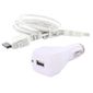 ADAPTATEUR SECTEUR - ADAPTATEUR ALLUME CIGARE Chargeur allume-cigare pour iPod Blanc