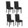 STRIP Lot de 4 chaises de salle à manger déhoussab