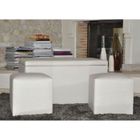  BANC COFFRE + 2 POUFS