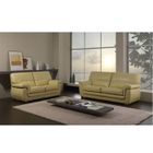  FIORE Salon cuir buffle ivoire