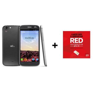SMARTPHONE Pack Wiko Stairway Gris + Carte SIM RED de SFR.fr SMARTPHONE Pack Wiko Stairway Gris + Carte SIM RED de SFR.fr