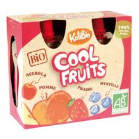 COMPOTE Cool Fruits Fruits Rouges 4x90g