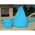 POUF - POIRE Pouf poire Turquoise