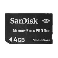 CARTE MEMOIRE Memory Stick Duo Pro 4 Go