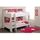 ENSEMBLE SOMMIER-MATELAS JIM Lit superposé 90x200 blanc